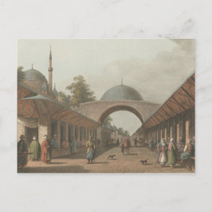 Carte Postale Marché de Turc ottoman de Burgas en Bulgarie