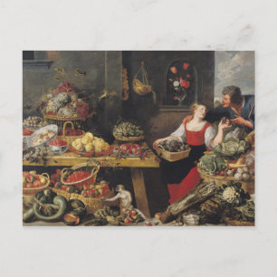 Carte Postale Marché des fruits et légumes