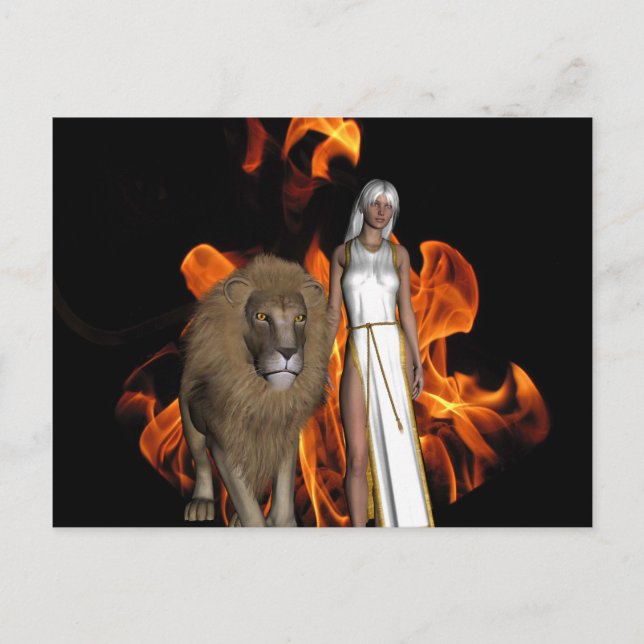 Carte Postale Marche du feu (Devant)