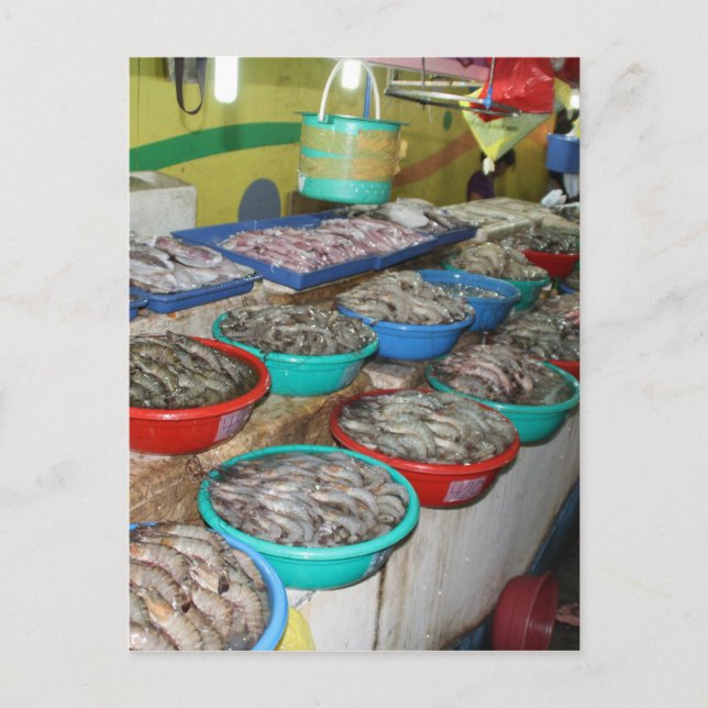 Carte Postale Marché humide (Devant)