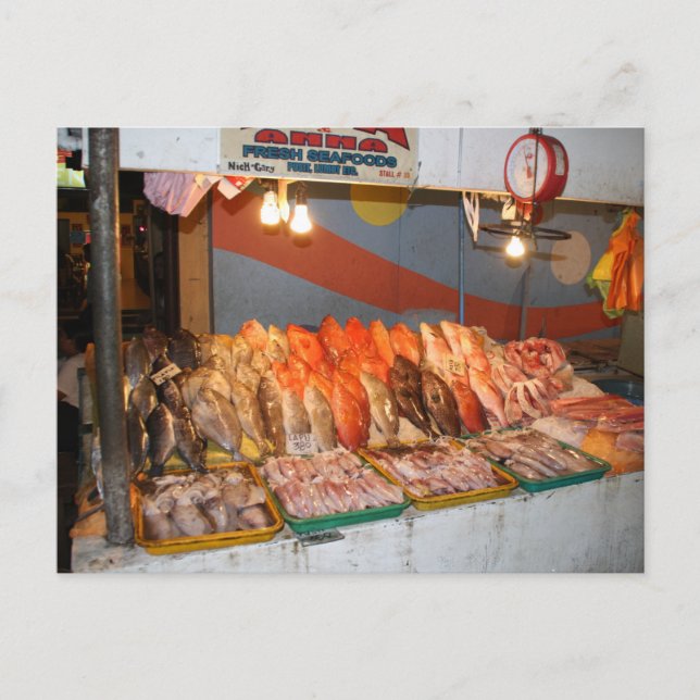 Carte Postale Marché humide (Devant)