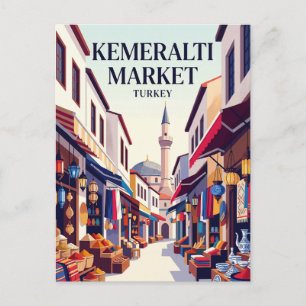 Carte Postale Marché Kemeraltı Turquie