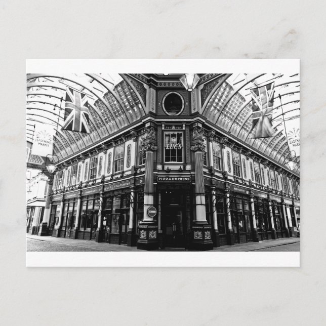 Carte Postale Marché Leadenhall Londres (Devant)