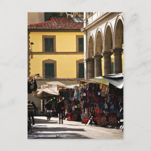 Carte Postale Marché San Lorenzo à Florence, Italie