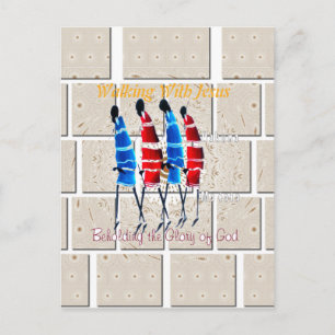 Carte Postale Marcher Avec Jésus Hakuna Matata Inspiré Beautifu