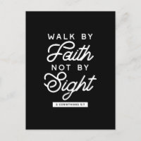 "Marcher par la foi" Bible Verse Typographie Desig