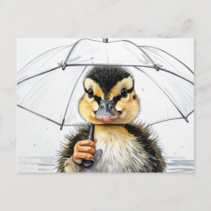 Carte Postale “Marcher sous la pluie”