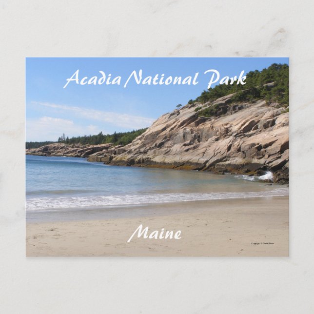 Carte Postale Marcher sur la côte (Devant)