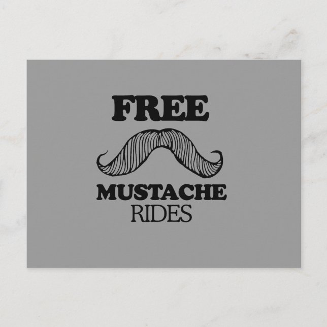 CARTE POSTALE MARCHES DE MUSTACHE GRATUITES (Devant)