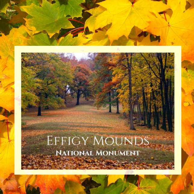 Carte Postale Marching Bear Mound, Automne, Effigie Mounds (Créateur téléchargé)
