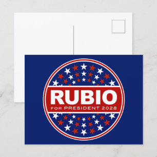 Carte Postale Marco Rubio pour Président 2028
