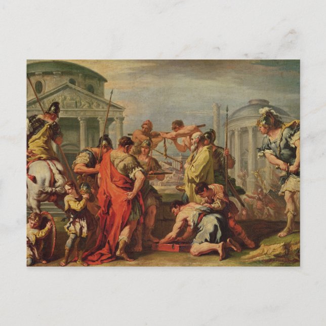 Carte Postale Marcus Furius Camillus et Brennus (Devant)