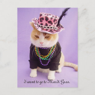 Carte Postale Mardi Gras
