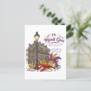 Carte Postale Mardi gras