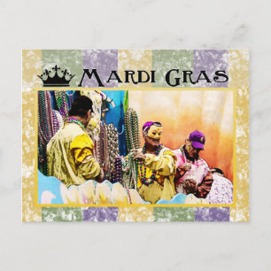 Carte Postale Mardi Gras