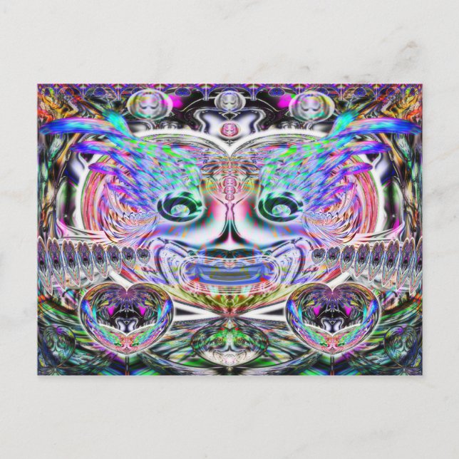 Carte postale Mardi Gras Clown (Devant)