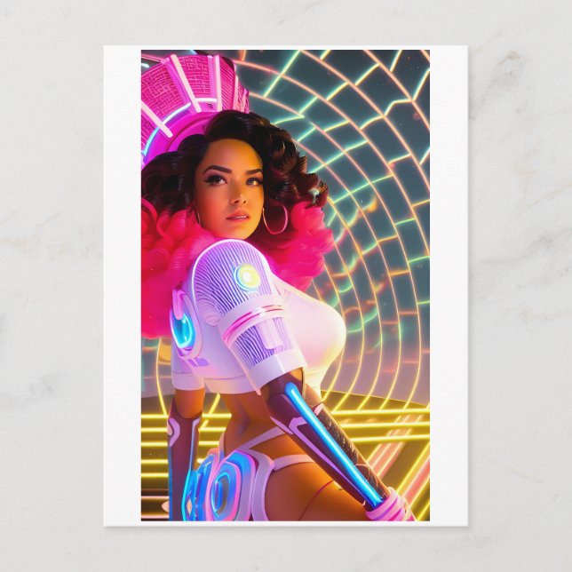 Carte Postale Mardi Gras Galaxy Queen (Devant)