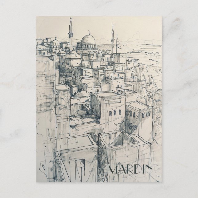 Carte Postale Mardin Turkiye Travel (Devant)