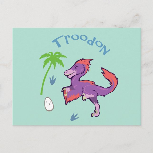 Carte Postale Mare Troodon (Devant)