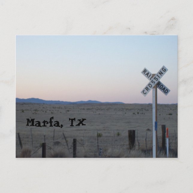Carte Postale Marfa, TX (Devant)