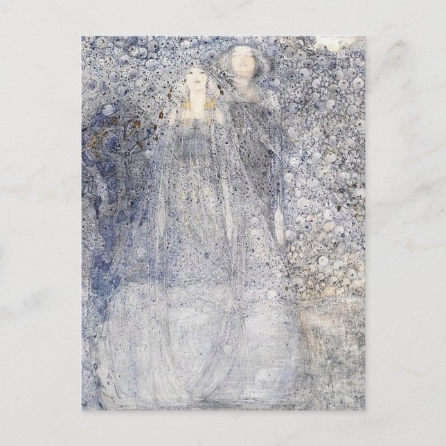 Carte Postale Margaret MacDonald Mackintosh Silver Apples (Devant)
