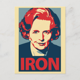 Carte postale Margaret Thatcher