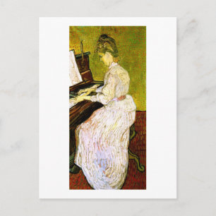 Carte Postale Marguerite Gachet au Piano, Vincent van Gogh