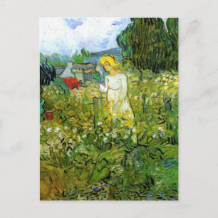 Carte Postale Marguerite Gachet dans le jardin par Vincent van G