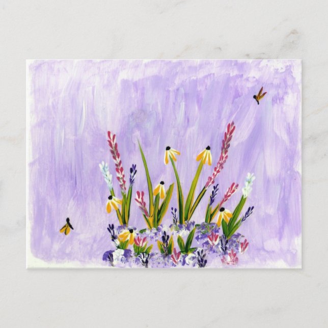 Carte Postale Marguerites jaunes (Devant)