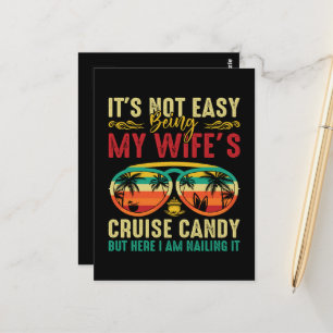 Carte Postale Mari Candy Cruise Drôle Mari