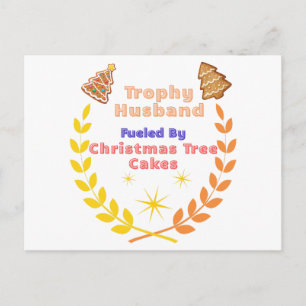 Carte Postale Mari Trophée Alimenté par les Gâteaux de Noël