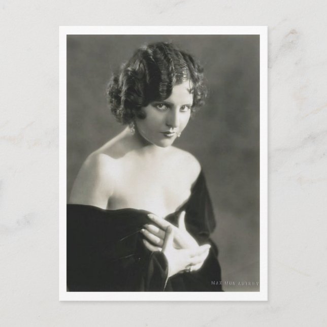 Carte Postale Maria Alba, Film Silent, Actrice (Devant)