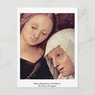 Carte Postale Maria Magdalena Et Maria De Pietro Perugino