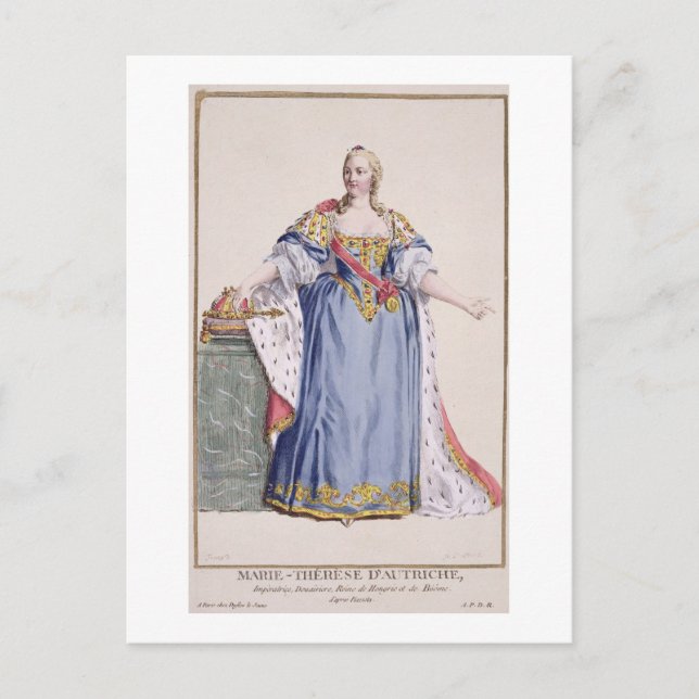 Carte Postale Maria Theresa (1717-80) Empress of Austria, de ' (Devant)