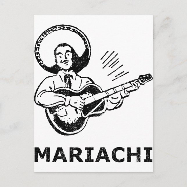 Carte Postale Mariachi (Devant)