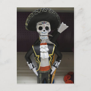 Carte Postale Mariachi Skeleton