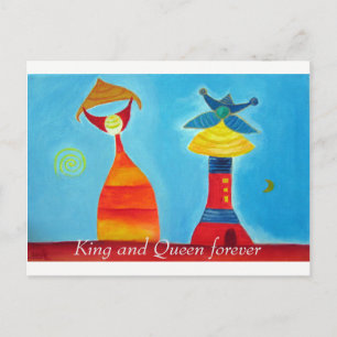 Carte postale mariage