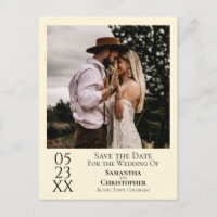 Mariage à la crème ivoire simple Enregistrer la ph