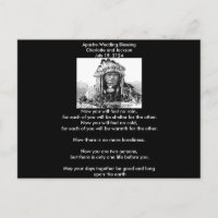 Mariage Apache Bénédiction Cheif