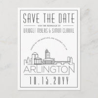 Mariage Arlington | Skyline stylisée Enregistrer l
