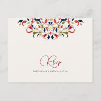 Mariage Artistique Botanique Floral Paisley de Lux