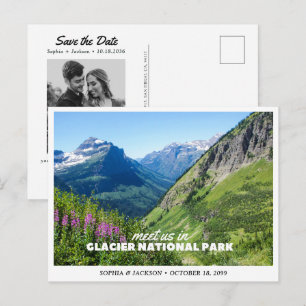 Carte Postale Mariage au Glacier National Park - Enregistrez la
