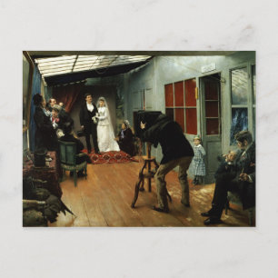 Carte Postale Mariage au Photographe, 1878-9