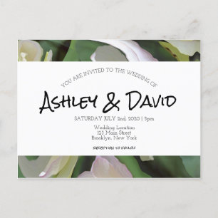 Carte postale Mariage Boho Script simple