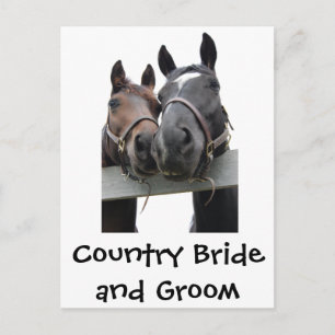 Carte Postale Mariage campagnard