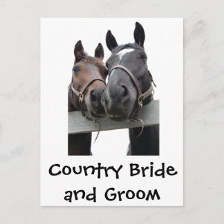 Carte Postale Mariage campagnard