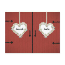 Mariage campagnard Red Barn and Daisies Enregistre