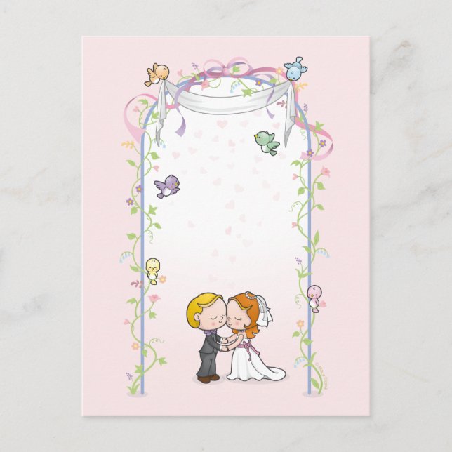 Carte Postale Mariage-couple (Devant)
