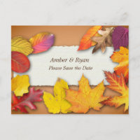 Mariage d'automne, couleurs d'automne, Sauvegarder