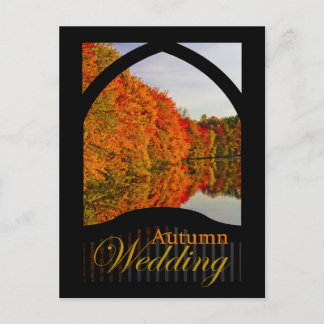 Carte Postale Mariage de automne d'automne